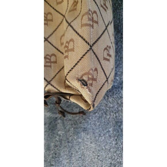 Dooney and Bourke Vintage Canvas and Leather Logo Bag - Picture 11 of 14
